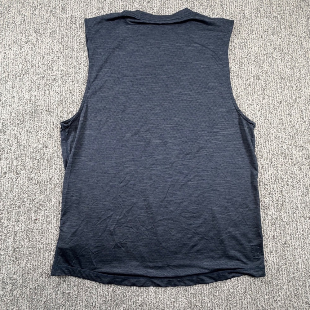 Vuori Strato Tech Tank Mens Large Charcoal Heather V167 Performance Muscle Tee - Picture 5 of 7